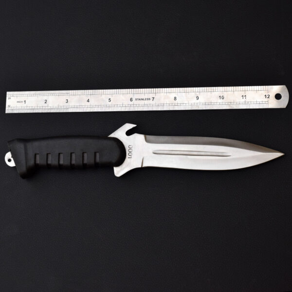 Tactical Fixed Blade Hunting Knife with Sheath – Full Tang Stainless Steel Survival Knife